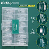 120Pcs/Box Acrylic False Nail Tips