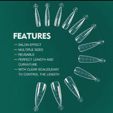 120Pcs/Box Acrylic False Nail Tips