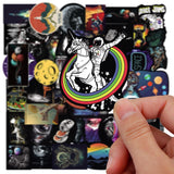 10/30/50PCS PVC Waterproof Outer Space Stickers