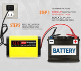 LED Display 12V Battery Charger