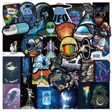 10/30/50PCS PVC Waterproof Outer Space Stickers