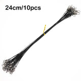 10Pcs Steel Wire Leader