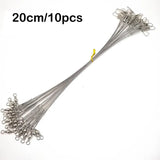 10Pcs Steel Wire Leader