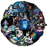10/30/50PCS PVC Waterproof Outer Space Stickers