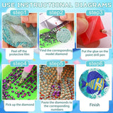 6Pcs DIY Diamond Painting Kit